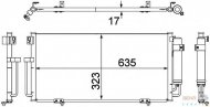 Конденсатор BEHR HELLA SERVICE 8FC 351 304-391