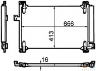 Конденсатор BEHR HELLA SERVICE 8FC 351 304-711