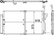 Конденсатор BEHR HELLA SERVICE 8FC 351 304-771