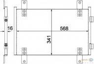 Конденсатор BEHR HELLA SERVICE 8FC 351 305-551