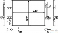 Конденсатор BEHR HELLA SERVICE 8FC 351 309-301