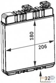 Теплообменник BEHR HELLA SERVICE 8FH 351 311-141