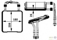 Теплообменник BEHR HELLA SERVICE 8FH 351 311-191