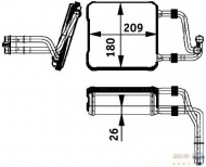 Теплообменник BEHR HELLA SERVICE 8FH 351 311-201