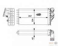 Теплообменник BEHR HELLA SERVICE 8FH 351 311-261
