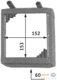 Теплообменник BEHR HELLA SERVICE 8FH 351 311-381