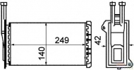 Теплообменник BEHR HELLA SERVICE 8FH 351 311-571