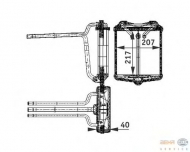 Теплообменник BEHR HELLA SERVICE 8FH 351 311-601