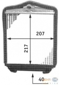 Теплообменник BEHR HELLA SERVICE 8FH 351 311-691