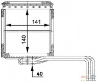 Теплообменник BEHR HELLA SERVICE 8FH 351 312-041