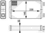 Теплообменник BEHR HELLA SERVICE 8FH 351 313-011