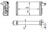 Теплообменник BEHR HELLA SERVICE 8FH 351 313-041
