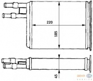 Теплообменник BEHR HELLA SERVICE 8FH 351 313-171