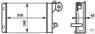 Теплообменник BEHR HELLA SERVICE 8FH 351 313-341