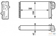 Теплообменник BEHR HELLA SERVICE 8FH 351 313-421