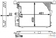 Конденсатор BEHR HELLA SERVICE 8FC 351 317-331