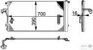 Конденсатор BEHR HELLA SERVICE 8FC 351 317-461