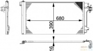 Конденсатор BEHR HELLA SERVICE 8FC 351 317-651