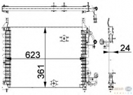 Конденсатор BEHR HELLA SERVICE 8FC 351 318-031