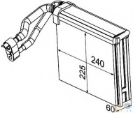 Испаритель BEHR HELLA SERVICE 8FV 351 330-721