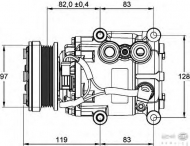 Компрессор BEHR HELLA SERVICE 8FK 351 334-001
