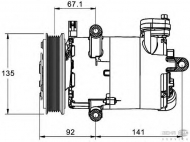 Компрессор BEHR HELLA SERVICE 8FK 351 334-021