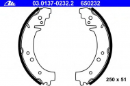 Комлект тормозных накладок ATE 03.0137-0232.2