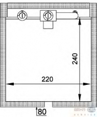 Испаритель BEHR HELLA SERVICE 8FV 351 336-011