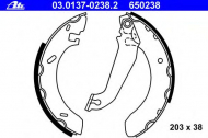 Комлект тормозных накладок ATE 03.0137-0238.2