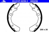 Комлект тормозных накладок ATE 03.0137-0239.2