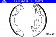 Комлект тормозных накладок ATE 03.0137-0271.2