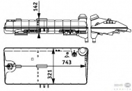 Резервуар BEHR HELLA SERVICE 8MA 376 705-381