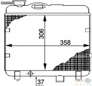 Теплообменник BEHR HELLA SERVICE 8MK 376 706-301