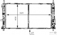 Теплообменник BEHR HELLA SERVICE 8MK 376 706-641