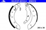 Комлект тормозных накладок ATE 03.0137-0312.2