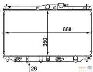 Теплообменник BEHR HELLA SERVICE 8MK 376 707-431