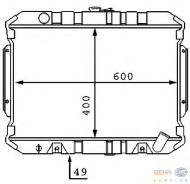 Теплообменник BEHR HELLA SERVICE 8MK 376 707-581