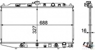 Теплообменник BEHR HELLA SERVICE 8MK 376 707-651