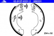 Комлект тормозных накладок ATE 03.0137-0331.2