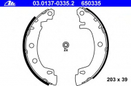 Комлект тормозных накладок ATE 03.0137-0335.2