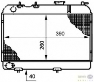 Теплообменник BEHR HELLA SERVICE 8MK 376 708-691