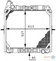 Теплообменник BEHR HELLA SERVICE 8MK 376 709-431