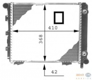 Теплообменник BEHR HELLA SERVICE 8MK 376 711-331