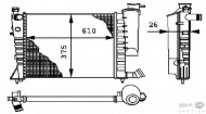 Теплообменник BEHR HELLA SERVICE 8MK 376 712-611