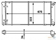 Теплообменник BEHR HELLA SERVICE 8MK 376 713-311