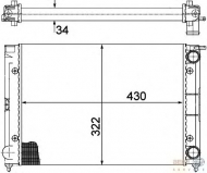 Теплообменник BEHR HELLA SERVICE 8MK 376 713-331