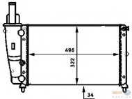 Теплообменник BEHR HELLA SERVICE 8MK 376 713-381