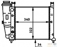 Теплообменник BEHR HELLA SERVICE 8MK 376 713-491