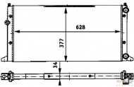 Теплообменник BEHR HELLA SERVICE 8MK 376 715-021