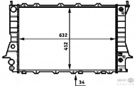 Теплообменник BEHR HELLA SERVICE 8MK 376 715-081
